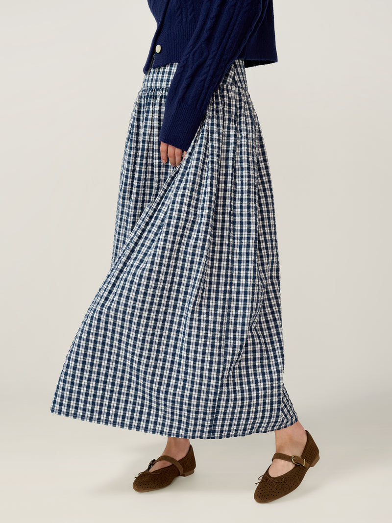 Darcie Check Skirt