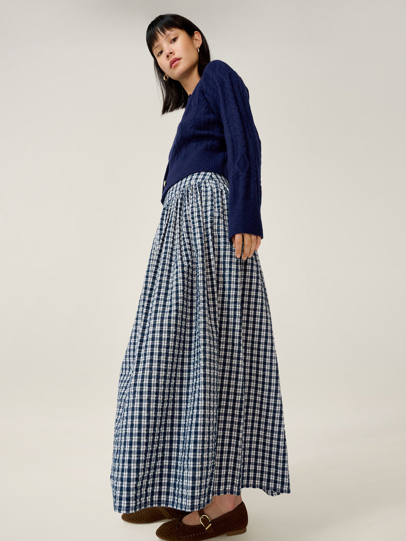 Darcie Check Skirt