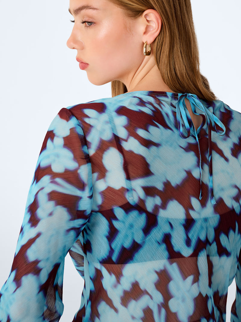 Denver Top in Wall Paper Floral