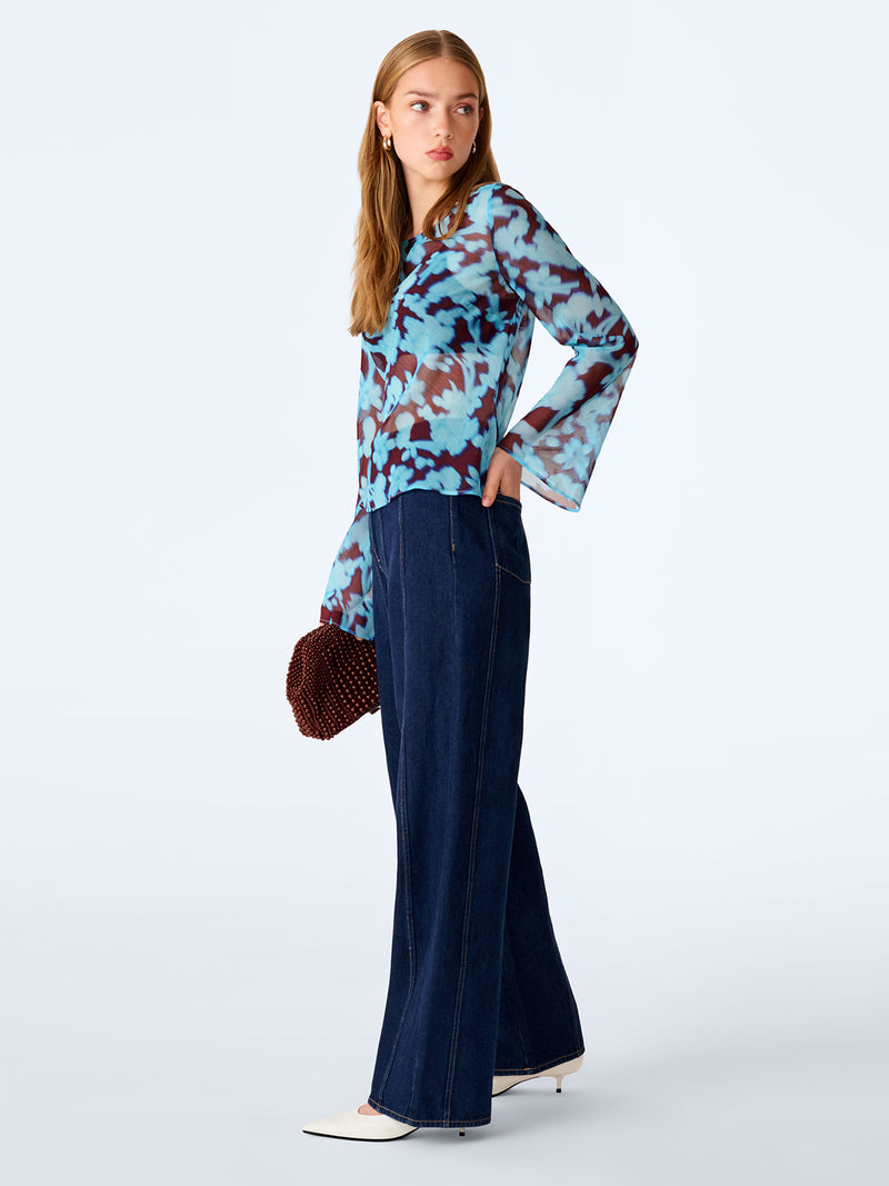 Denver Top in Wall Paper Floral