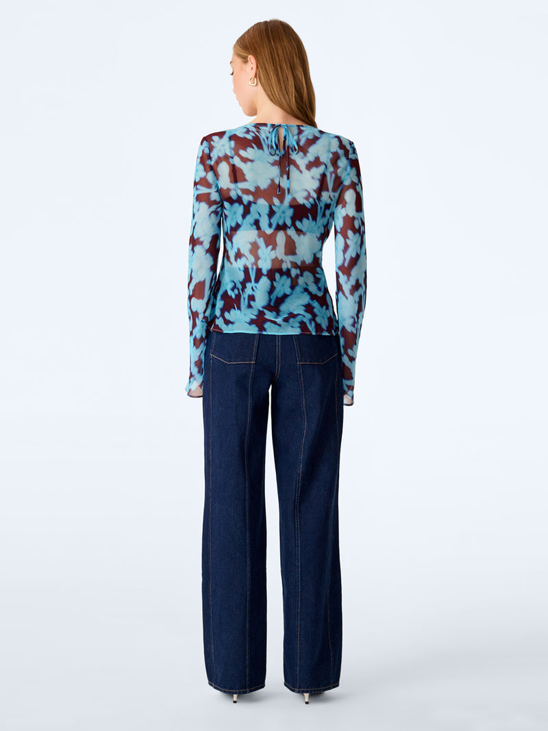 Denver Top in Wall Paper Floral