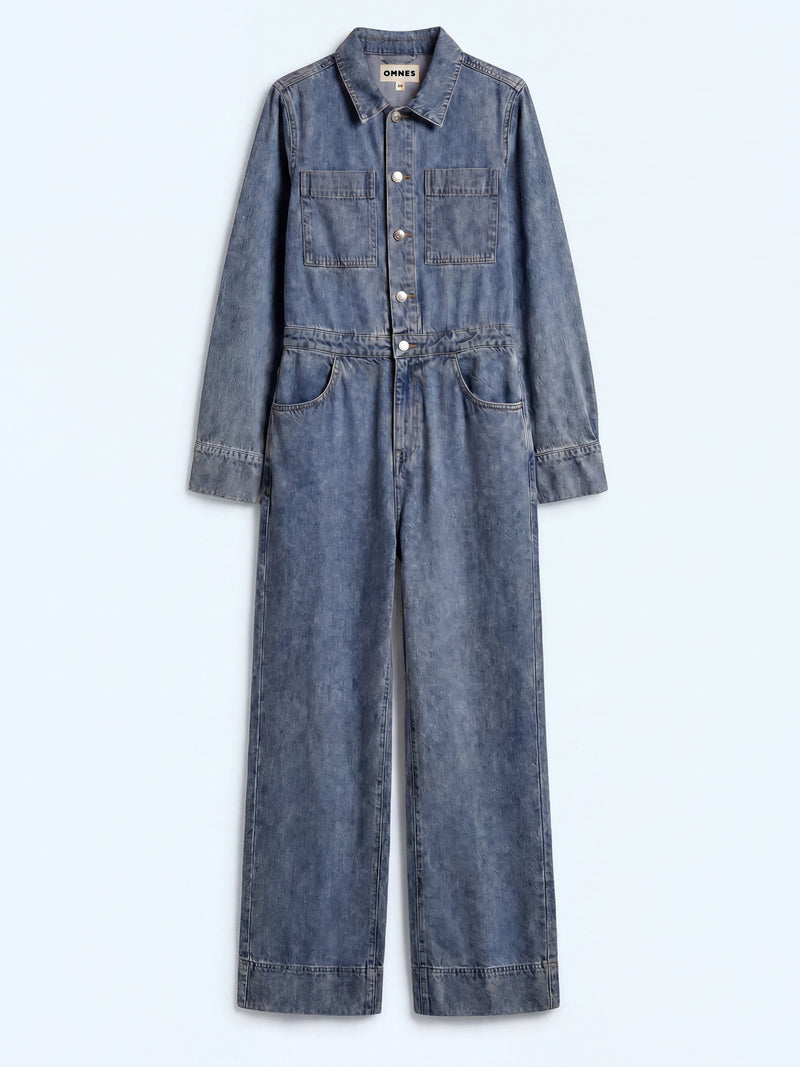 Diya Jumpsuit in Light Wash