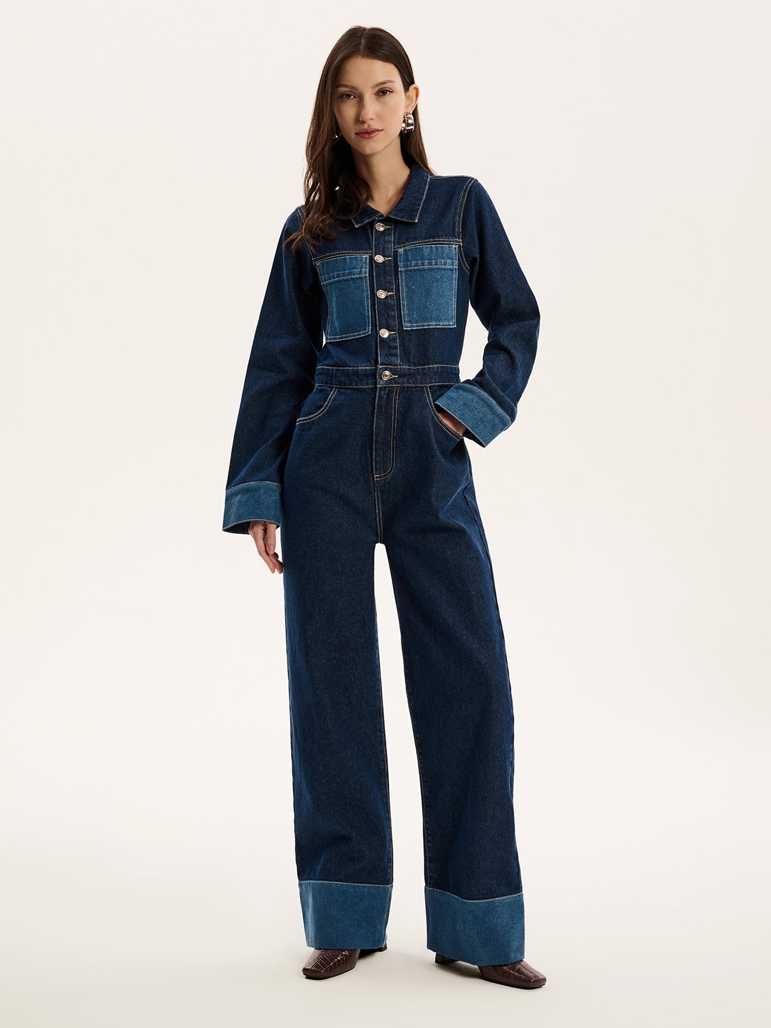 dress up denim jumpsuit Buy Sosandar Blue Petite Western Bootcut Denim Jumpsuit from Next USA