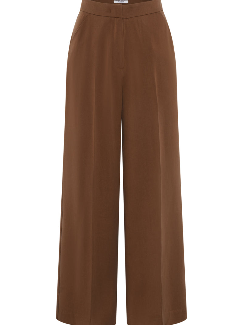 Fleet Flared Trouser in Tobacco
