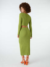 Load image into Gallery viewer, Franklin Midi Skirt in Green