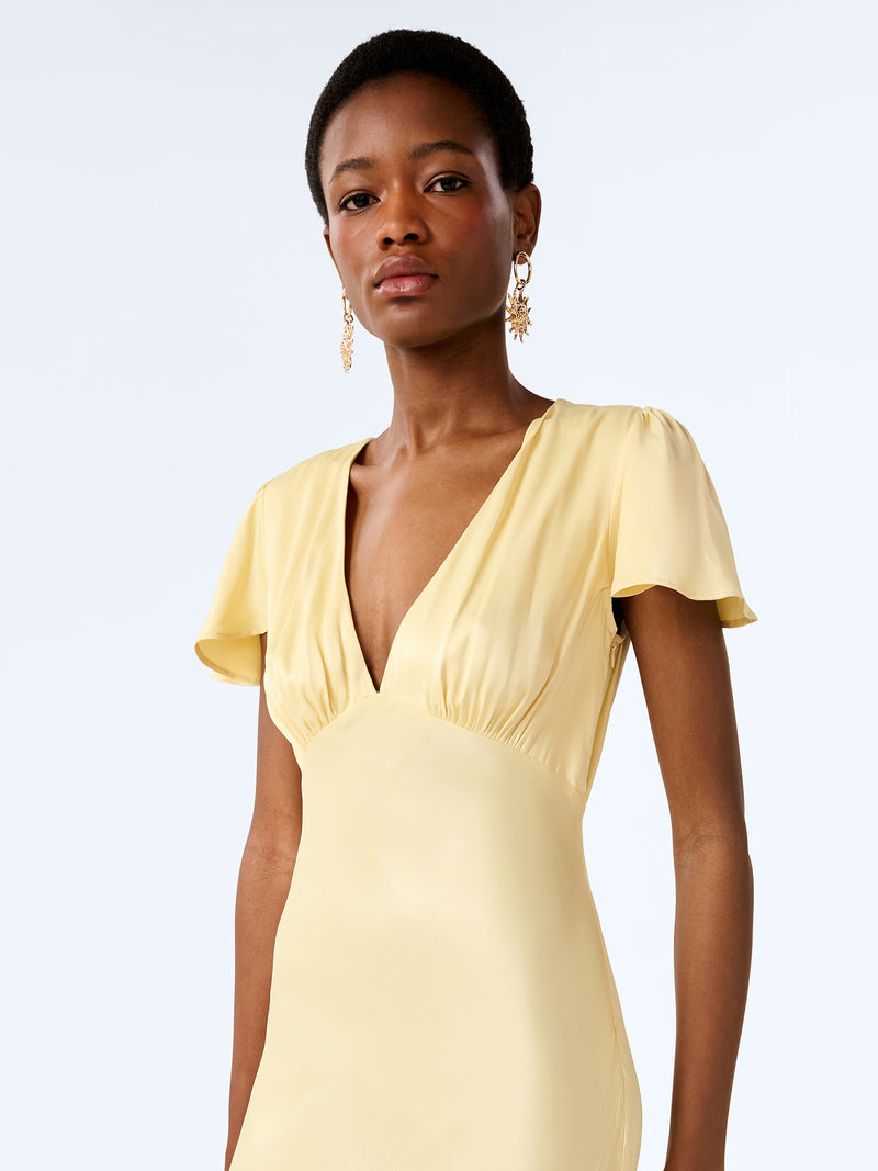 cream maid of honor dresses Ivory Bridesmaid Dresses
