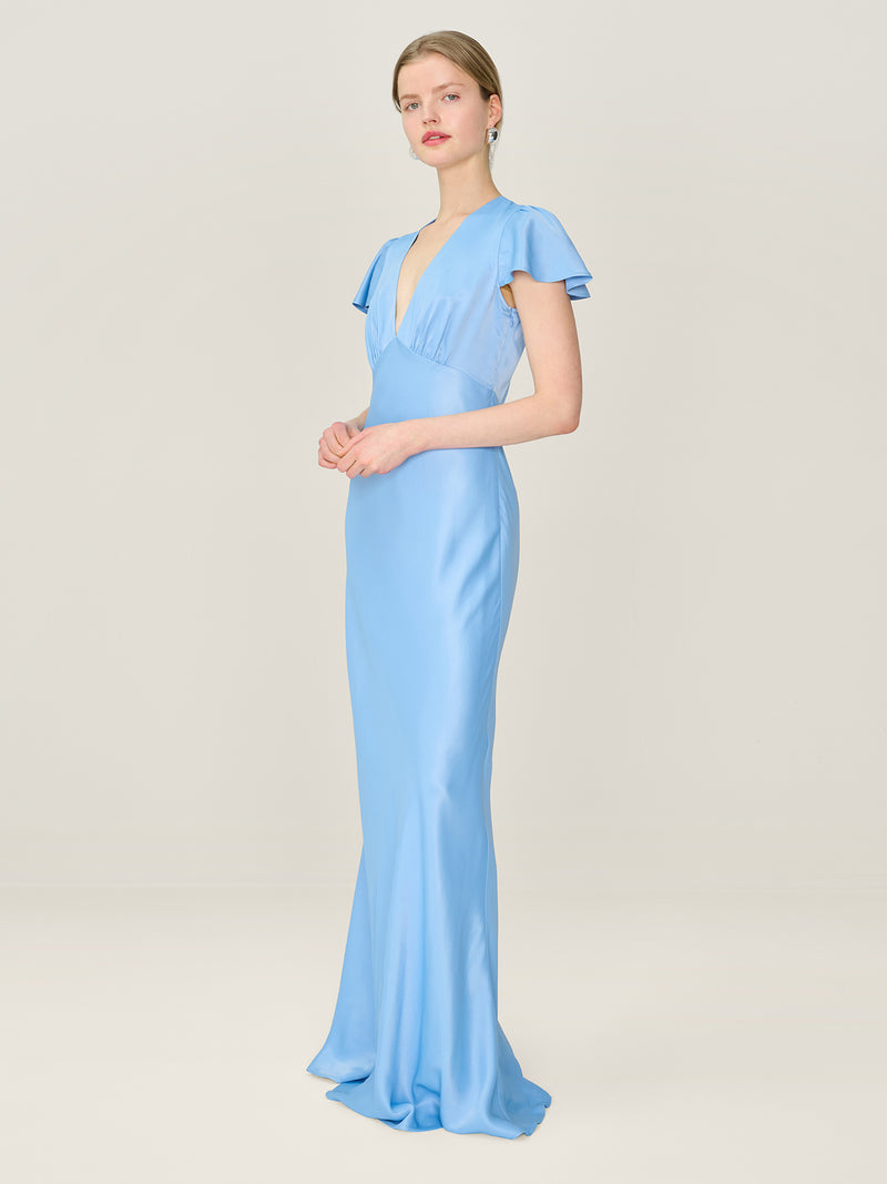 Fai Dress in Vista Blue