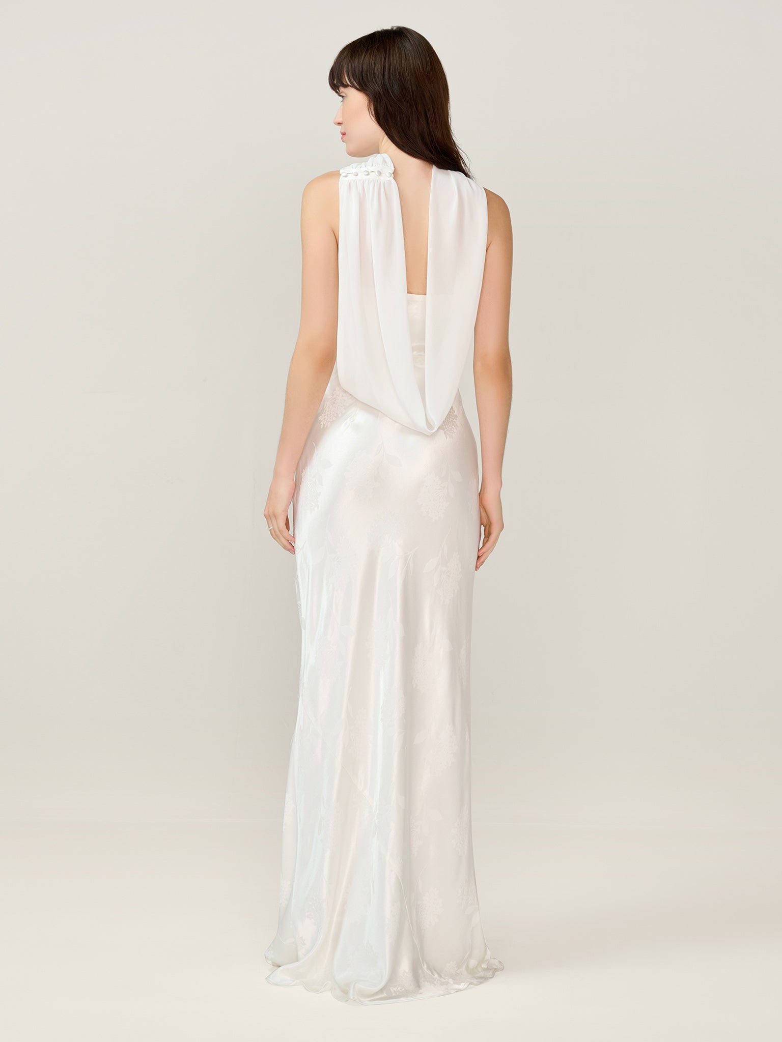 Faith Jacquard Dress in Ivory - 10 Faith Jacquard Dress in Ivory - 10
