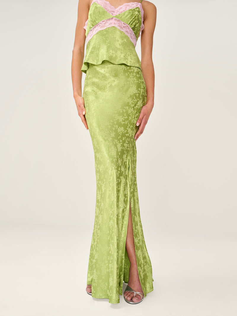 Fenella Skirt in Lima Bean