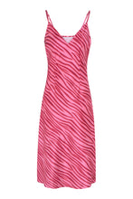 Load image into Gallery viewer, Fia Midi Dress in Pink Zebra
