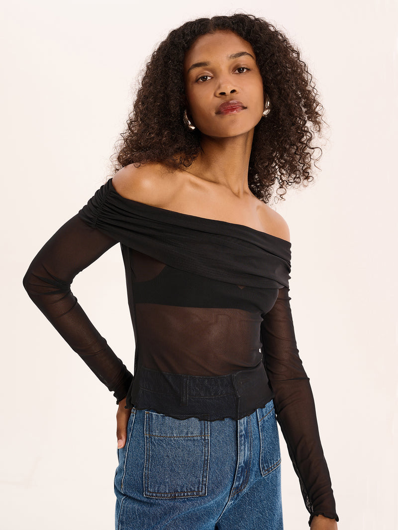 Freya Top in Black