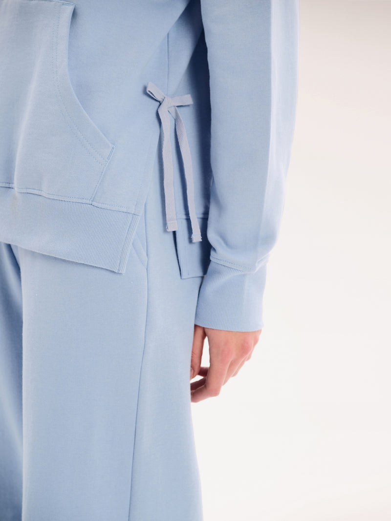 Georgie Straight Leg Jogger in Light Blue