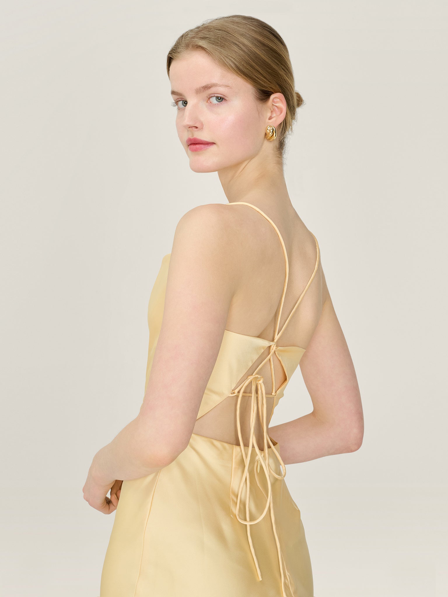 Ginny Dress in Double Cream