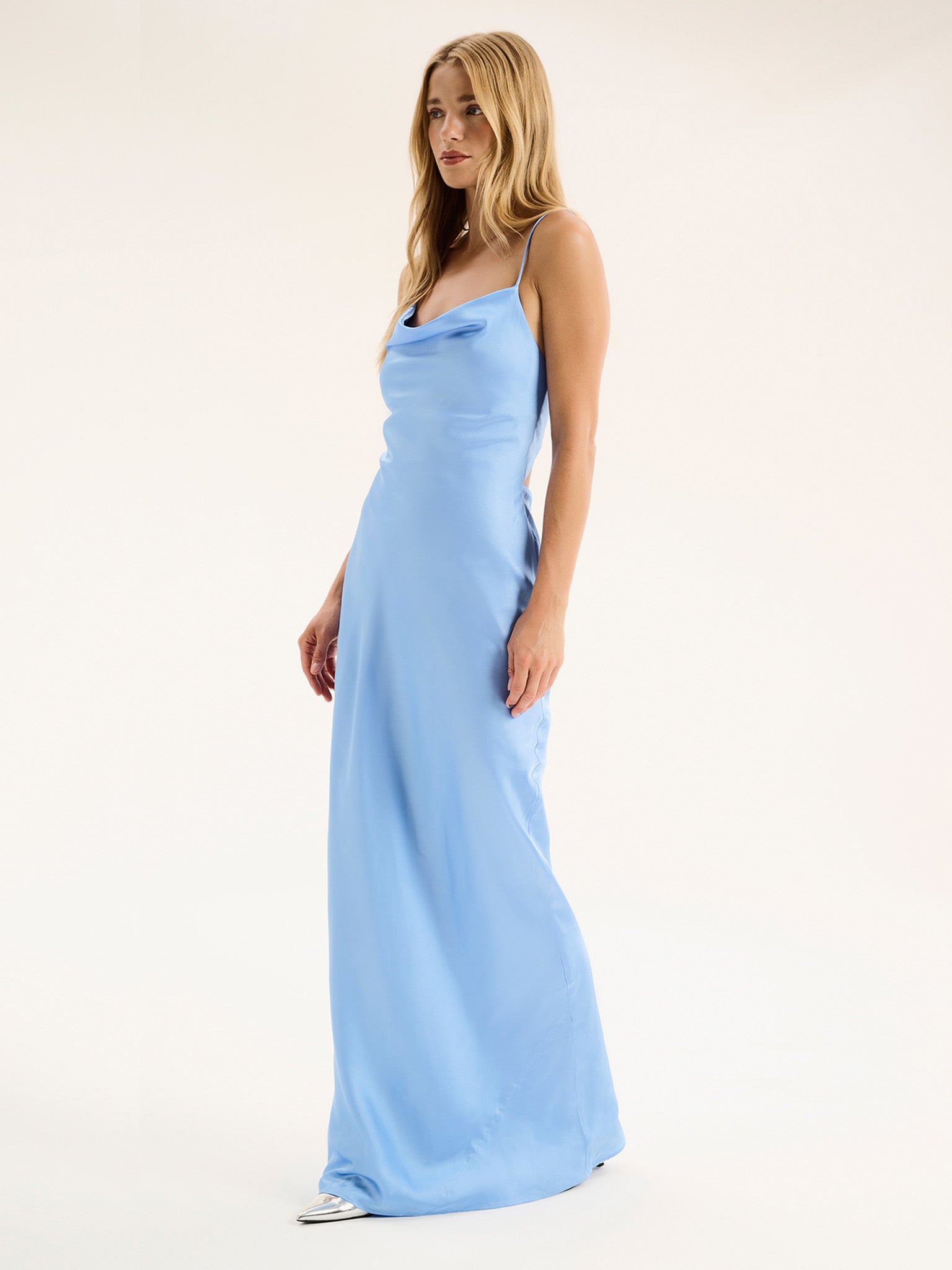 Ginny Maxi Dress in Light Blue | OMNES | Ethical & Affordable Clothing | Shop Women's Dresses Ginny Maxi Dress in Light Blue | OMNES | Ethical & Affordable Clothing | Shop Women's Dresses