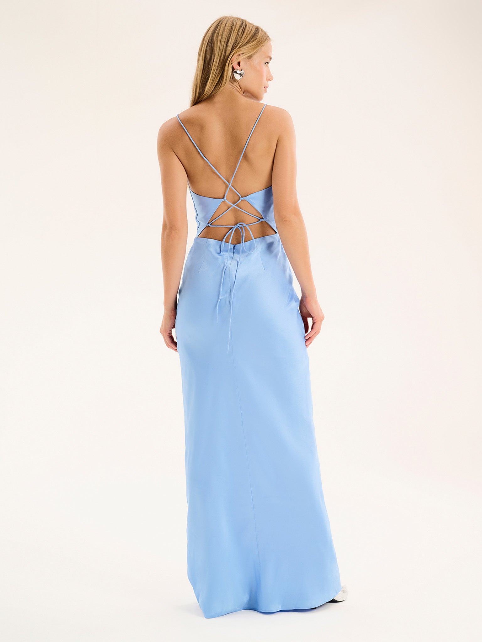 Ginny Maxi Dress in Light Blue | OMNES | Ethical & Affordable Clothing | Shop Women's Dresses Ginny Maxi Dress in Light Blue | OMNES | Ethical & Affordable Clothing | Shop Women's Dresses