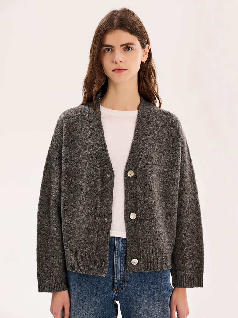 Henni Cardigan in Charcoal