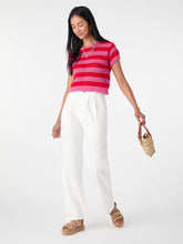 Load image into Gallery viewer, Lexi Striped Crochet Jumper in Pink