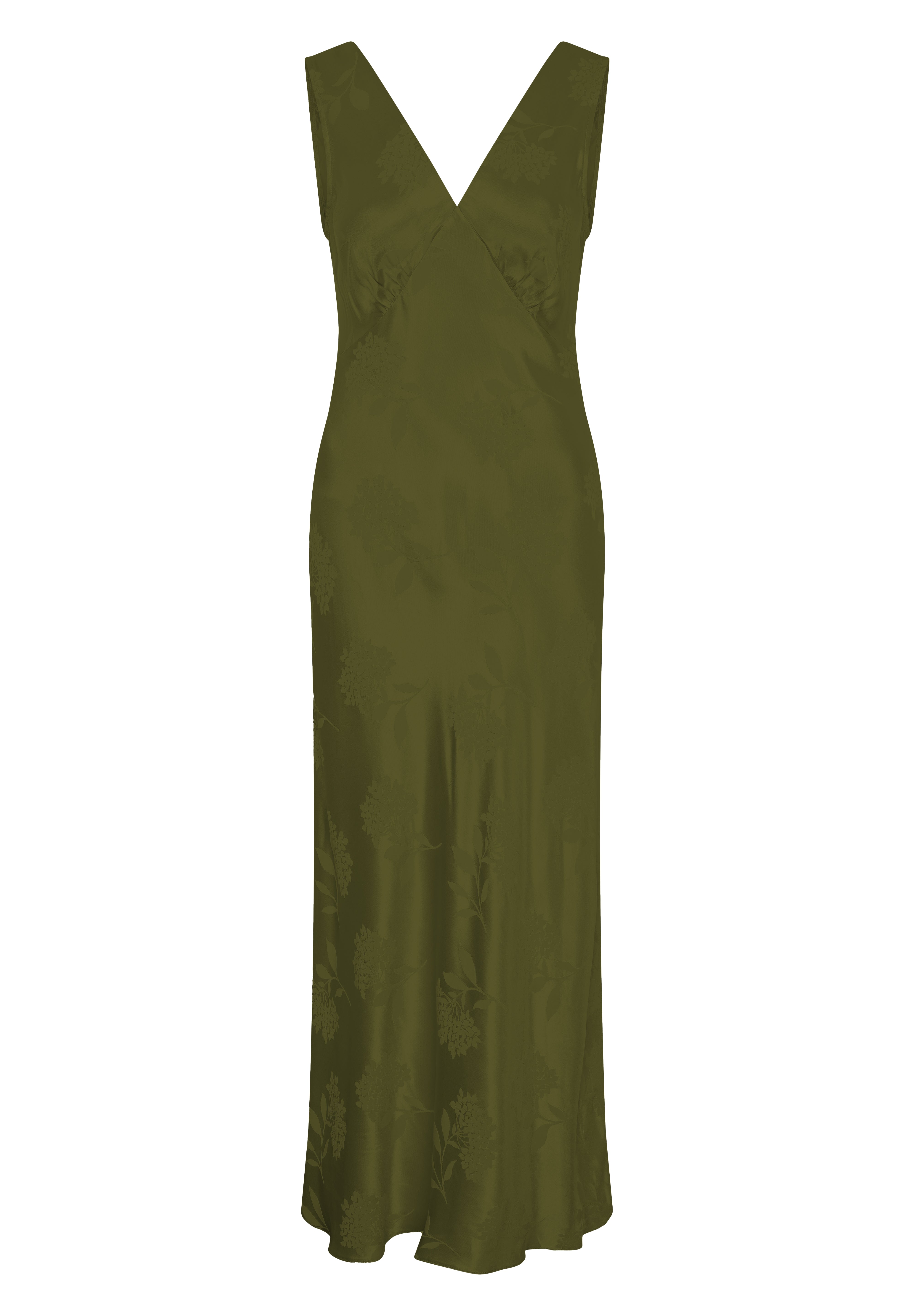 Iris Jacquard Dress in Pear Green OMNES Iris Jacquard Dress in Pear Green OMNES