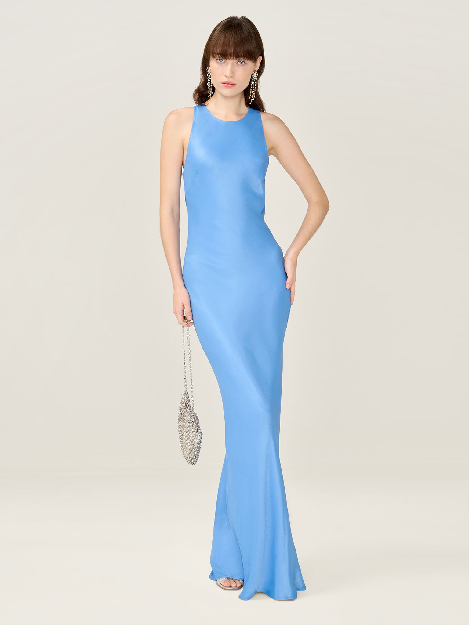 Jai Dress in Blue Bonnet