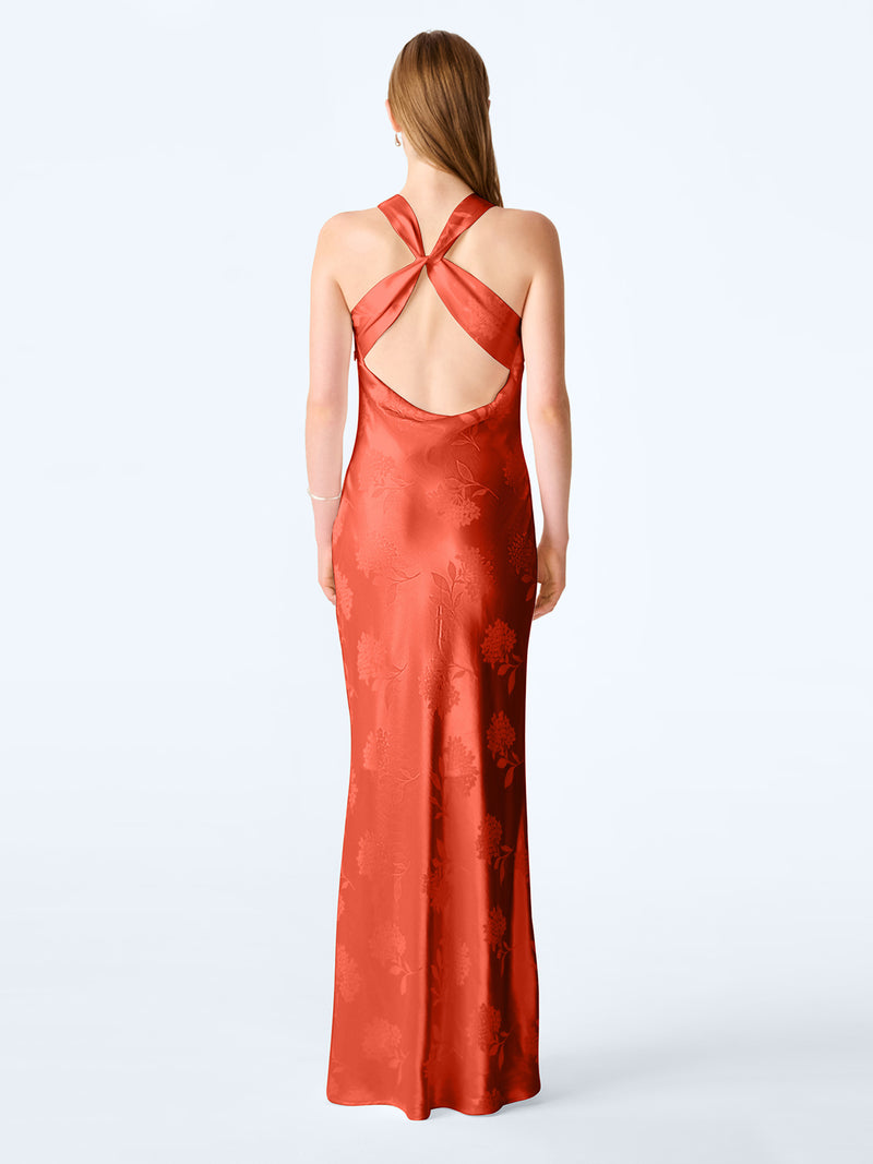 Jai Jacquard Dress in Picante