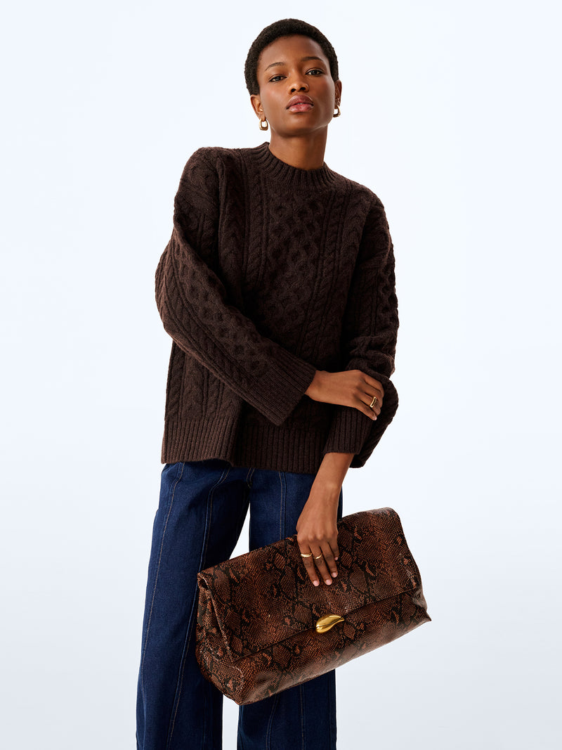 Jamie Jumper in Chocolate