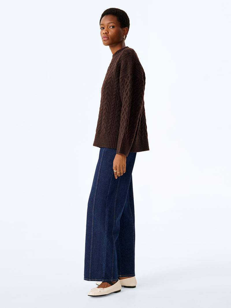 Jamie Jumper in Chocolate