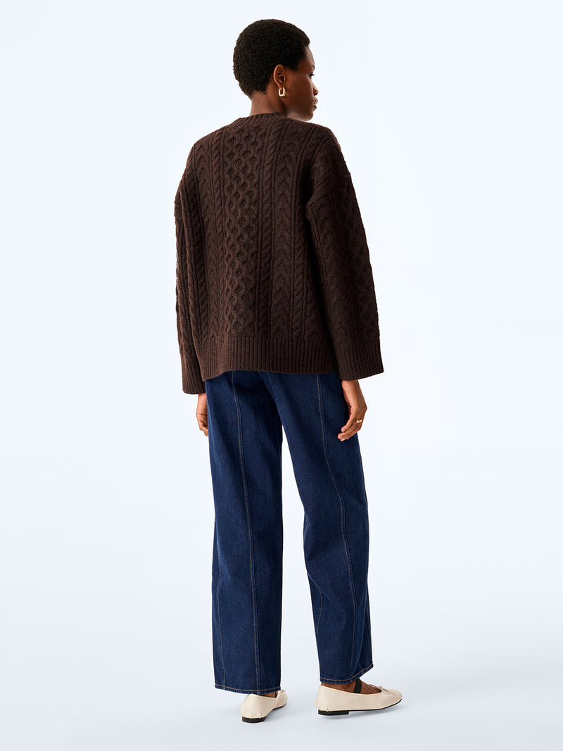 Jamie Jumper in Chocolate