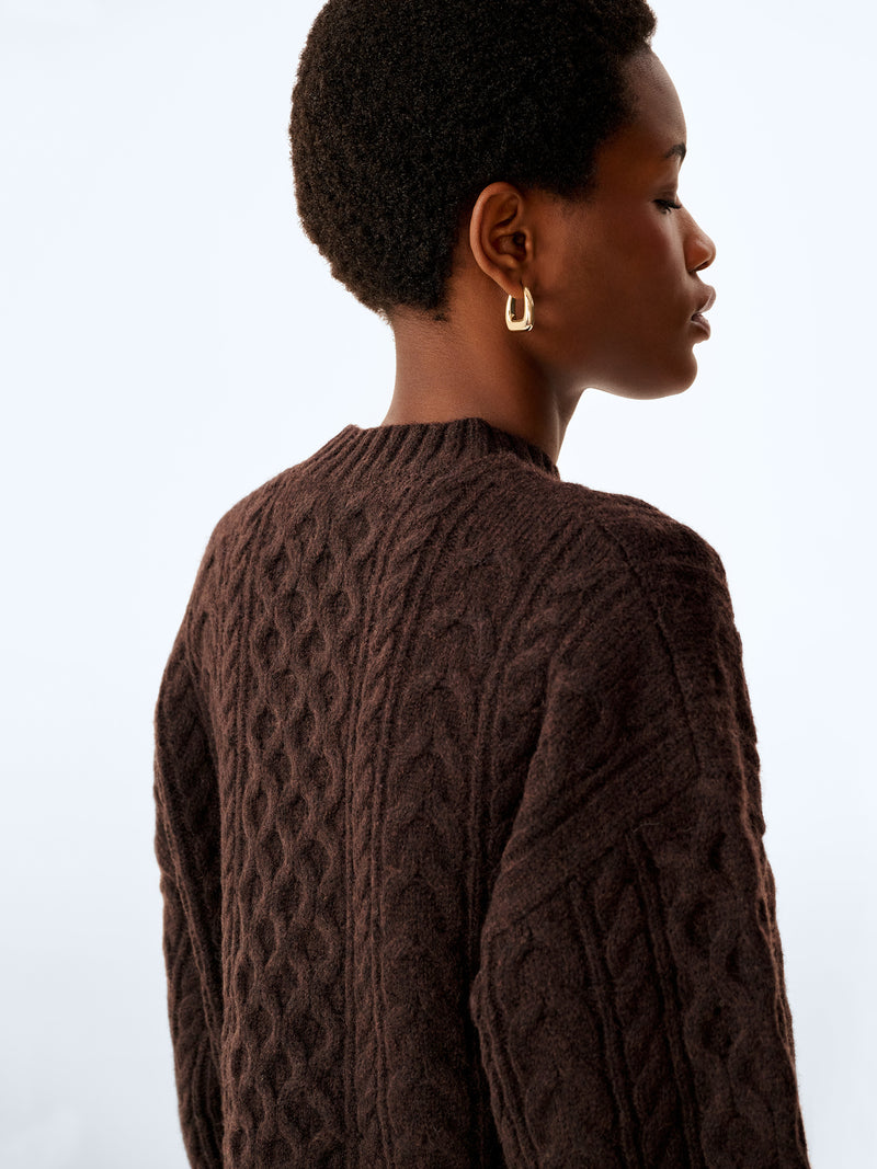Jamie Jumper in Chocolate