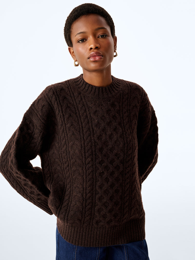 Jamie Jumper in Chocolate