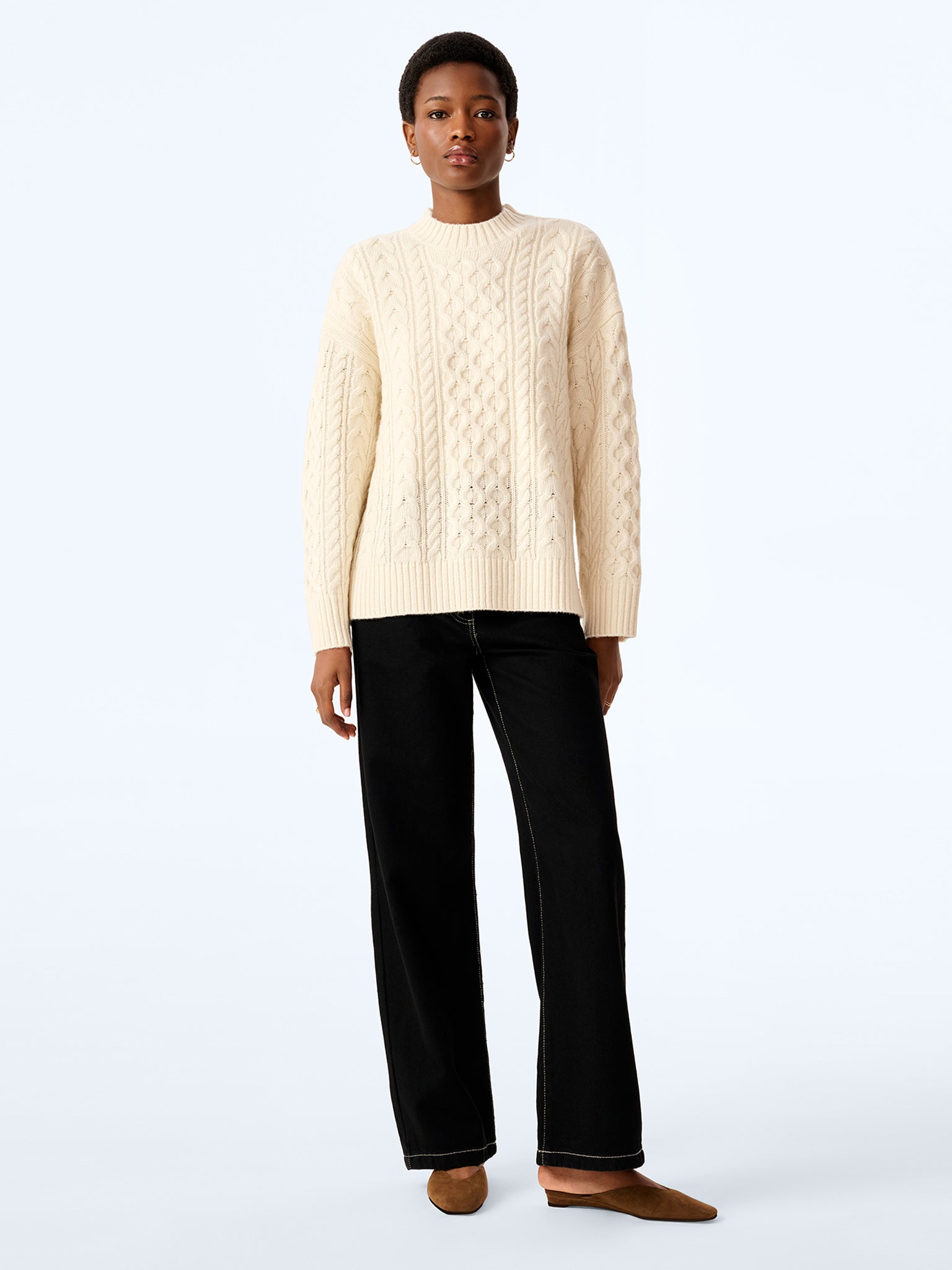Jamie Jumper in Cream