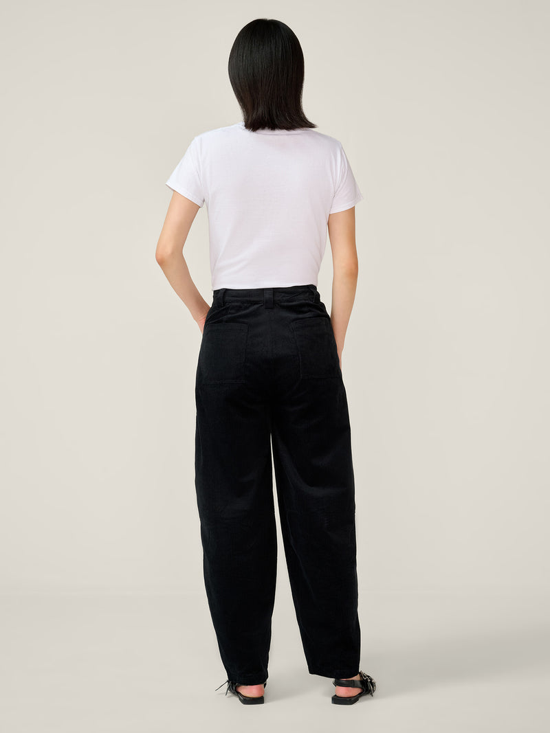 Kai Cord Trouser in Black
