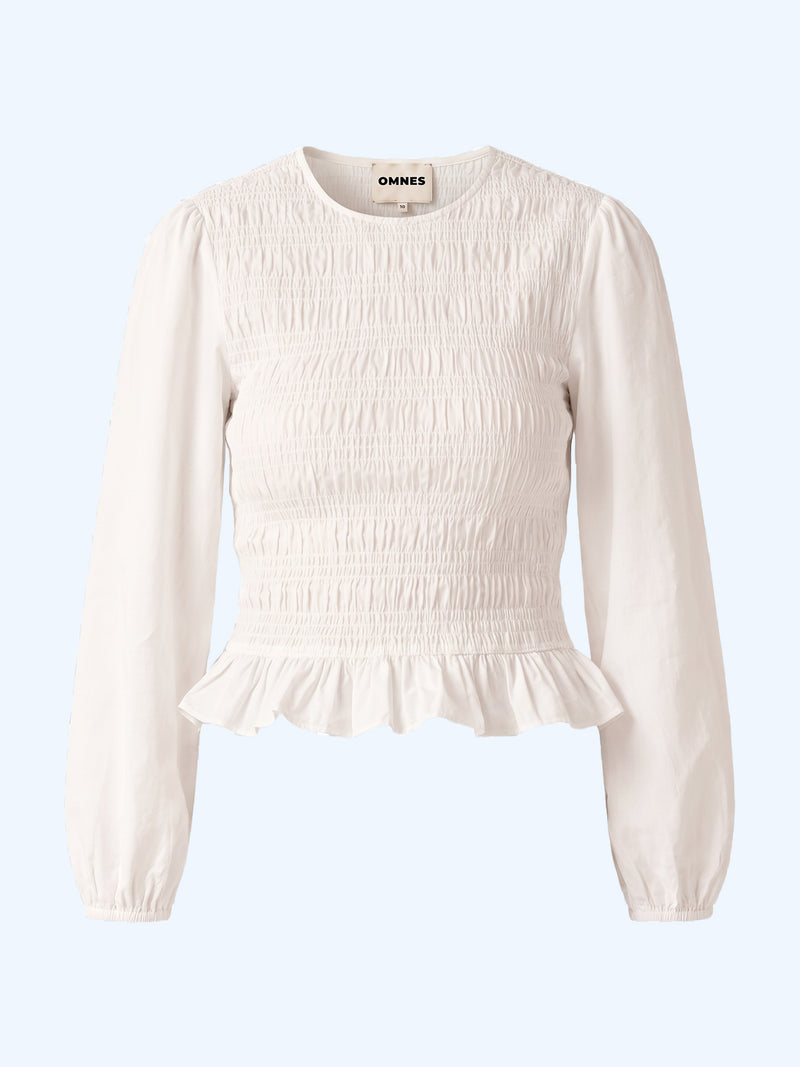 Kallope Blouse in White