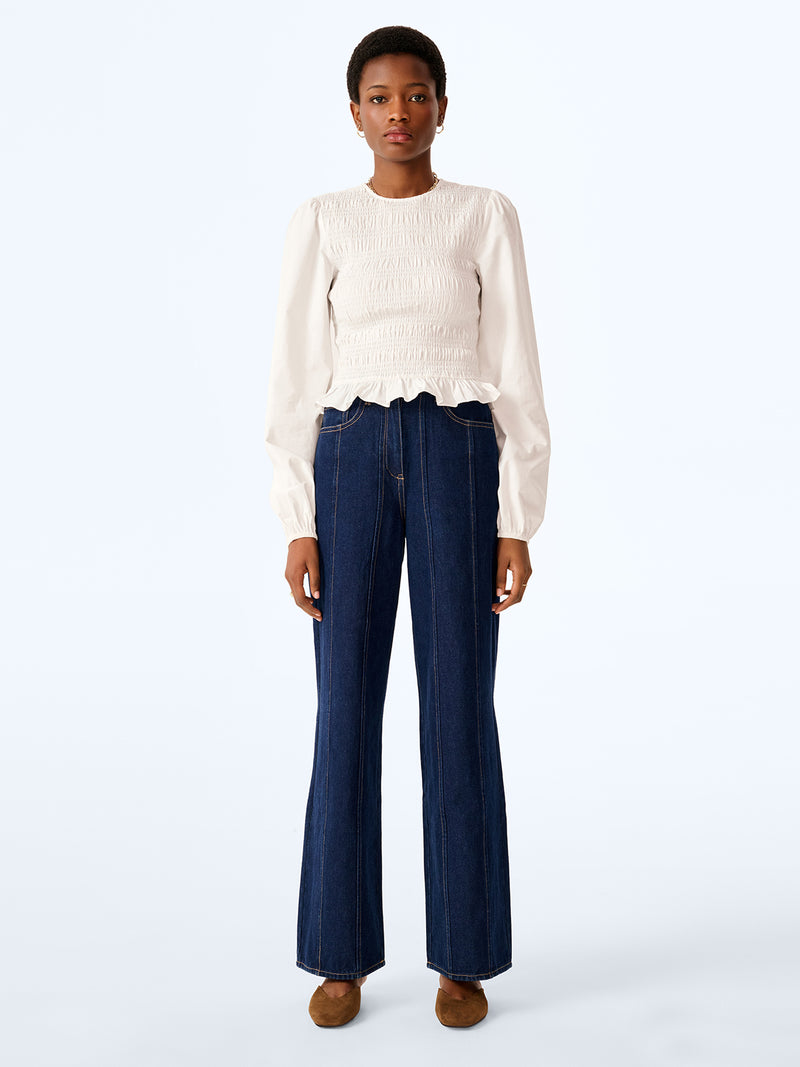 Kallope Blouse in White