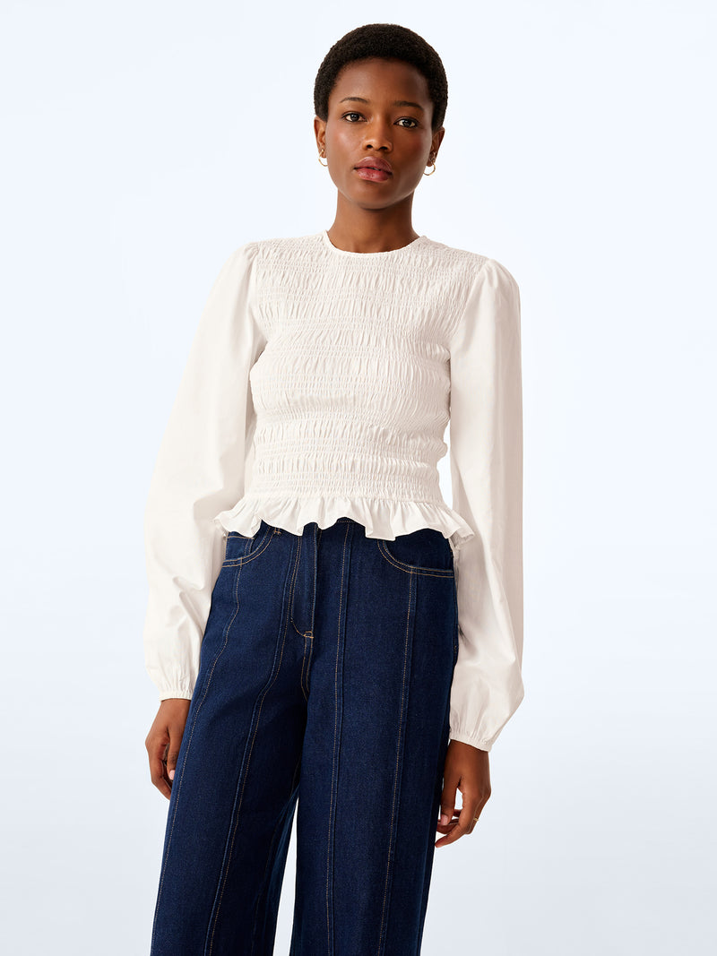 Kallope Blouse in White