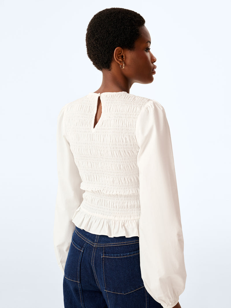Kallope Blouse in White