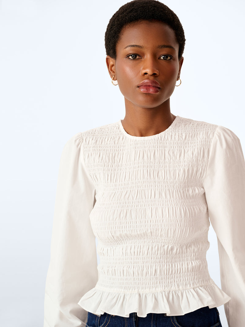 Kallope Blouse in White