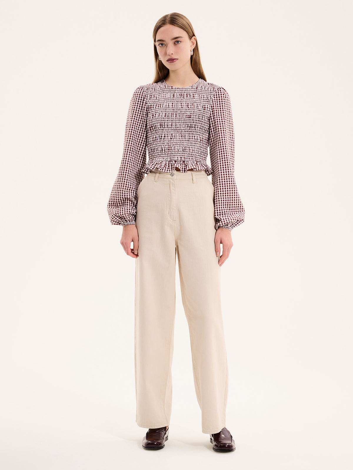 Kaloppe Top in Brown | OMNES | Tops | Sustainable & Affordable Clothing ...