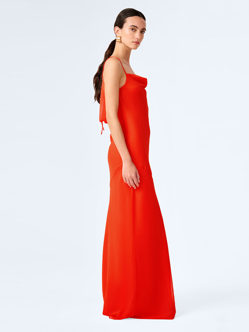 Koko Dress in Tangerine