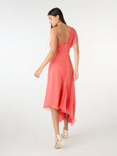 Load image into Gallery viewer, Laurel Asymmetric Dress in Coral
