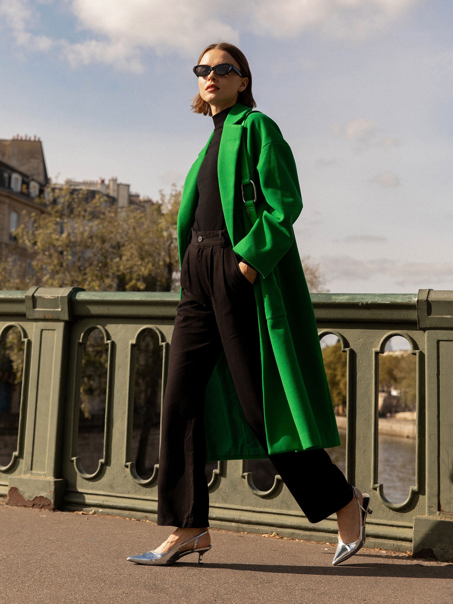 Leighton Coat in Green | OMNES | Coats & Jackets | Sustainable & Affordable Clothing | Shop Women's Fashion Leighton Coat in Green | OMNES | Coats & Jackets | Sustainable & Affordable Clothing | Shop Women's Fashion