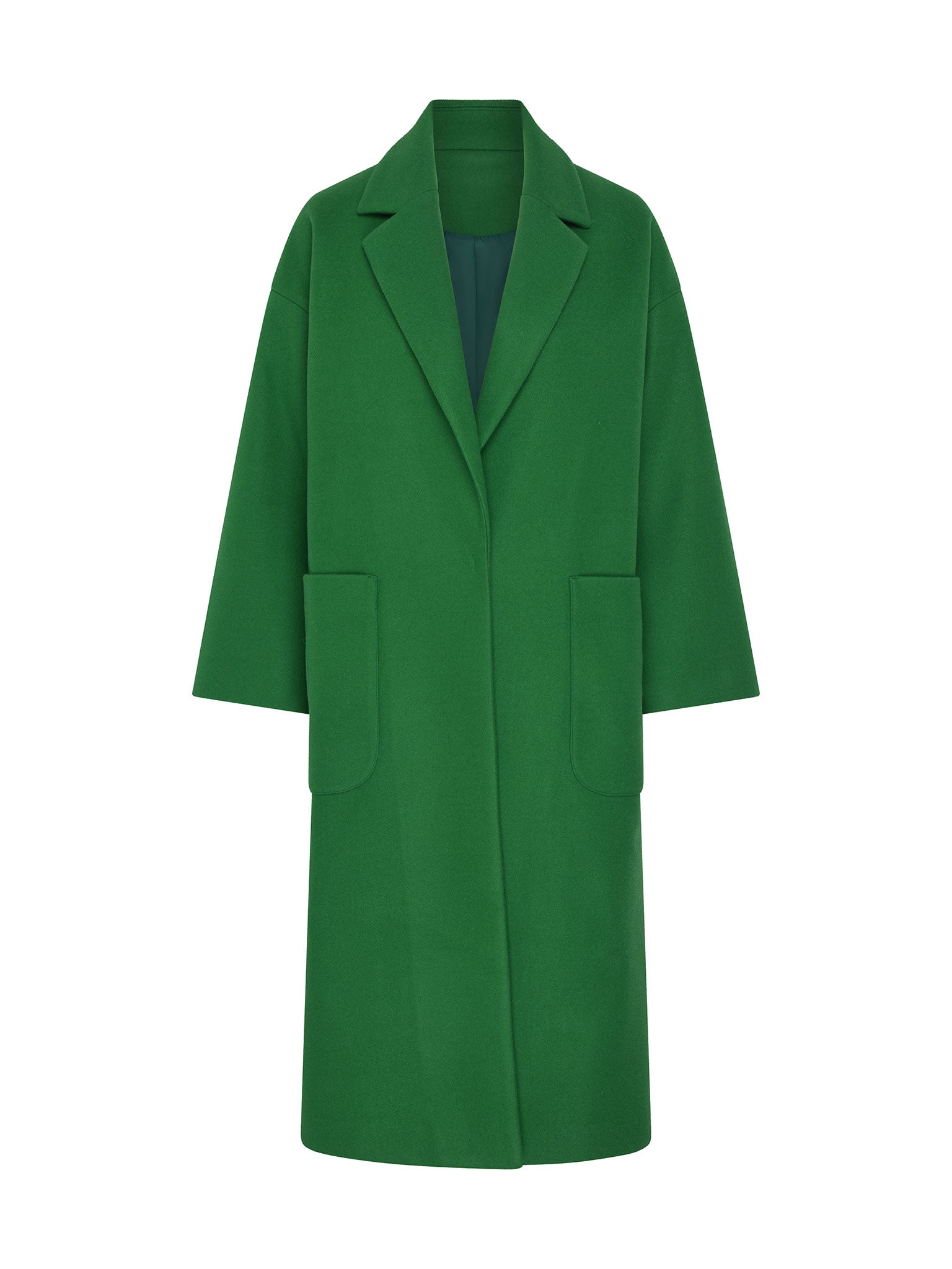 Leighton Coat in Green | OMNES | Coats & Jackets | Sustainable