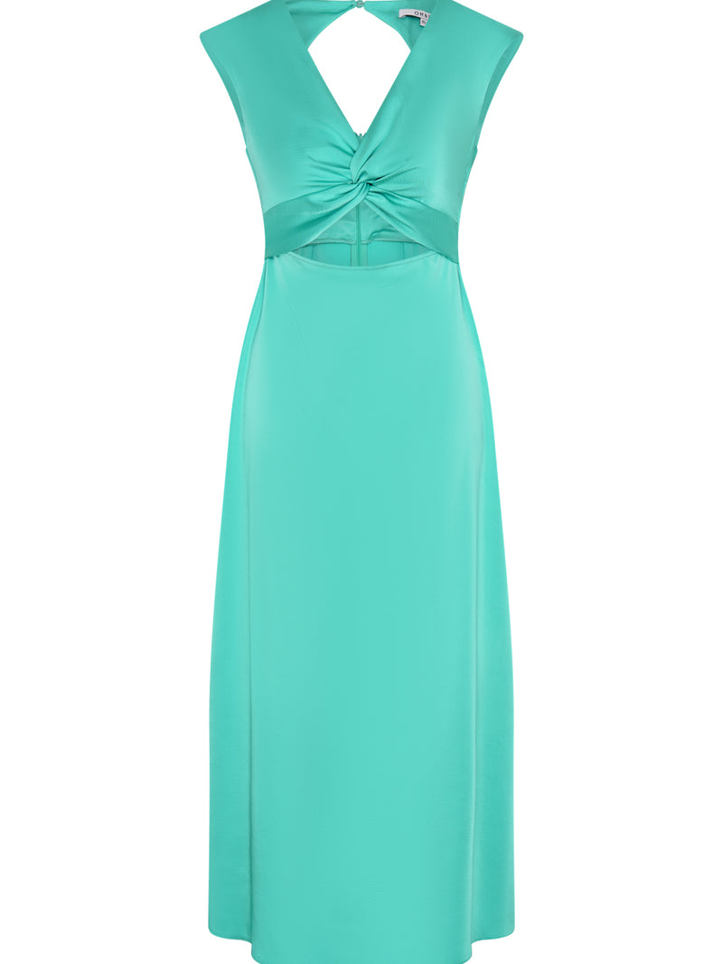 Marin Twist Dress in Turquoise