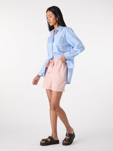 Load image into Gallery viewer, Manila Tie Front Shorts in Blush Pink