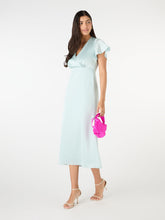 Load image into Gallery viewer, Mattox Midi Dress in Seafoam Blue