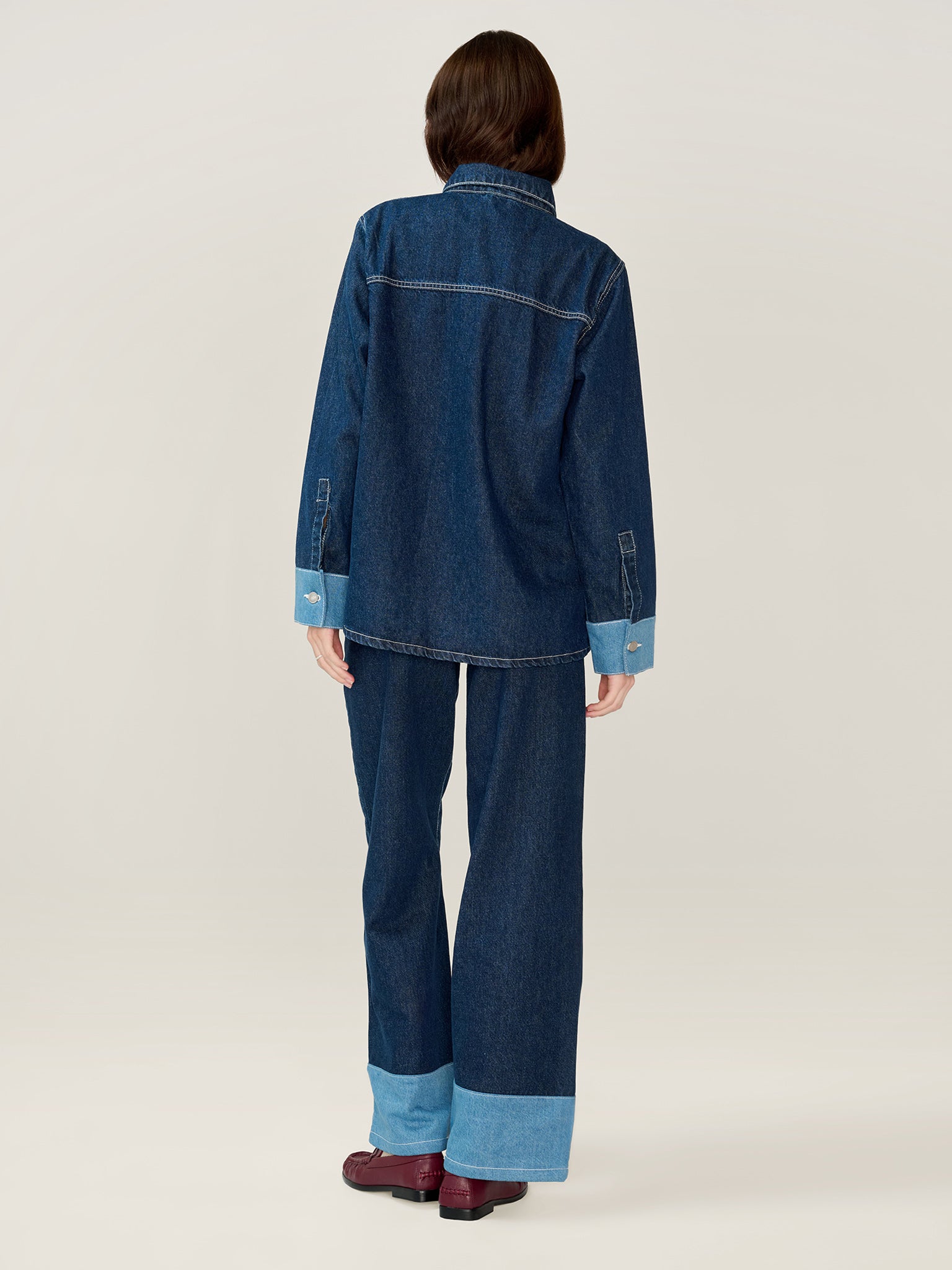 Magnus Raw Denim Jacket in Dark Wash | OMNES | Jackets