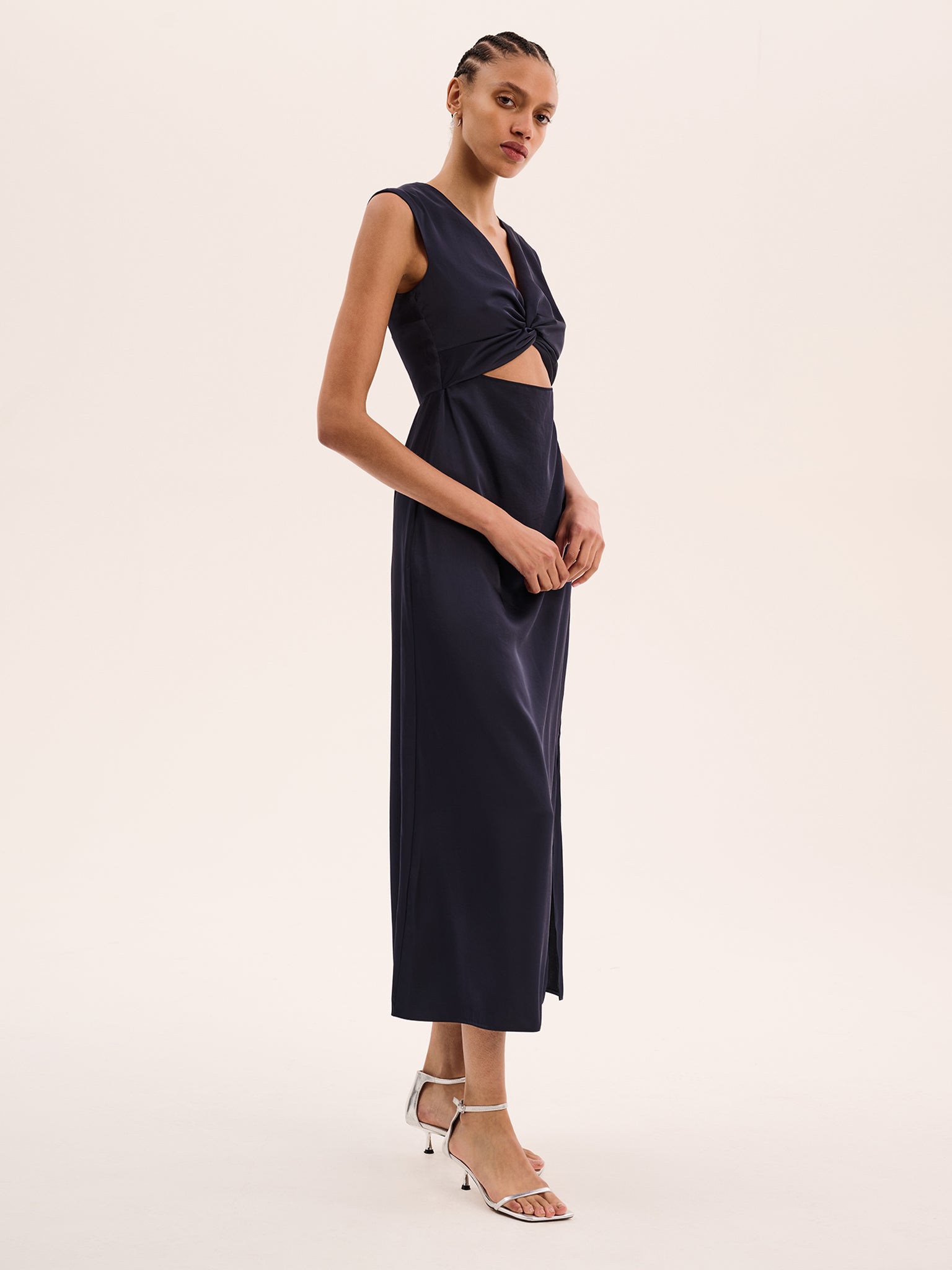 twist front dress Angie Floral Twist Front Dress at Dry Goods