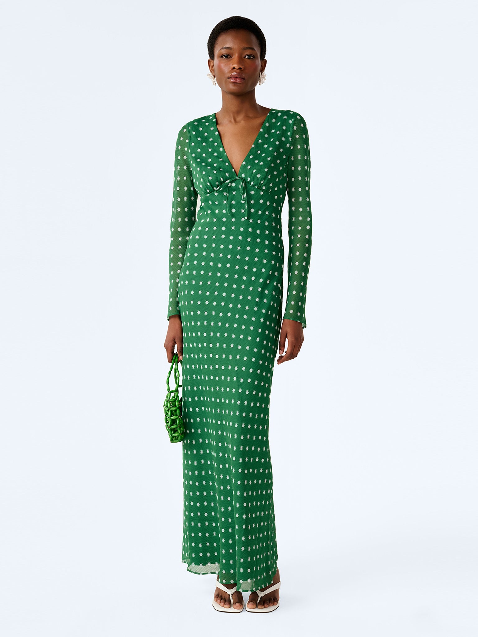 Lynx Satin Wide Leg Spot Print Trouser – OMNES