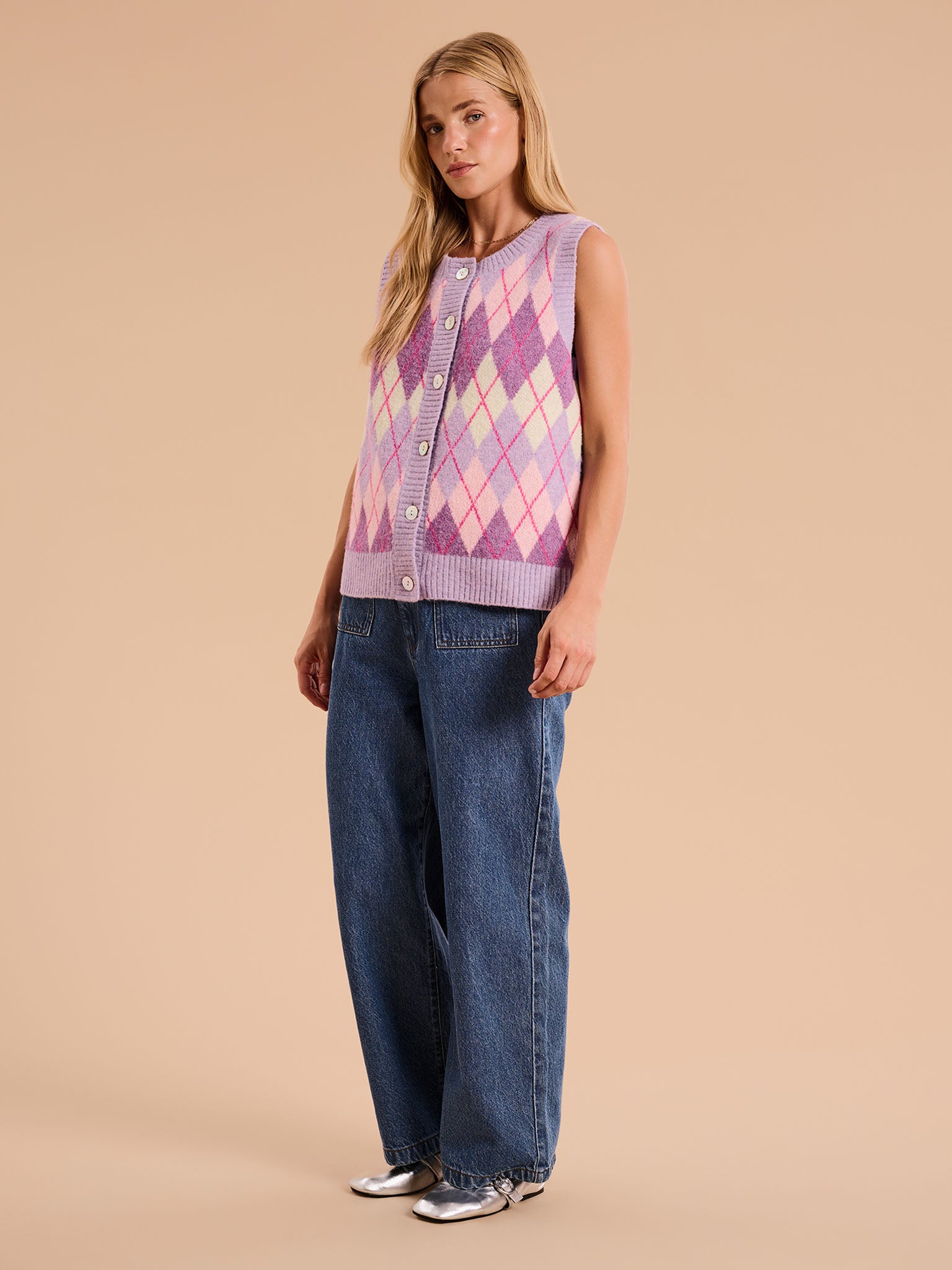 Matilda Button Through Vest