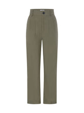 Load image into Gallery viewer, Cinnamon Relaxed Trousers in Tencel/Cotton Blend in Mole Green