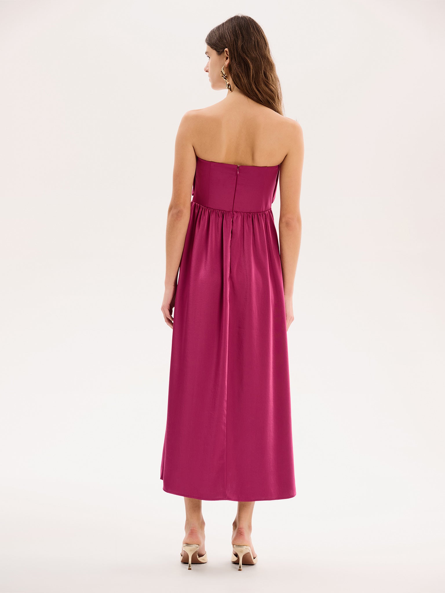 Millie Dress in Magenta | OMNES | Ethical & Affordable Clothing Millie Dress in Magenta | OMNES | Ethical & Affordable Clothing